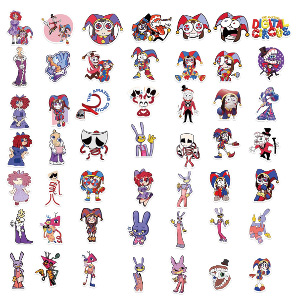 Digital Circus Stickers 1