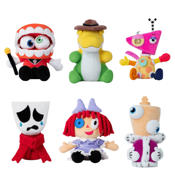 Digital Circus Plush Set 6PCS